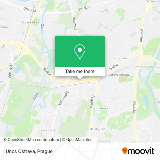 Карта Uncs Ostrava