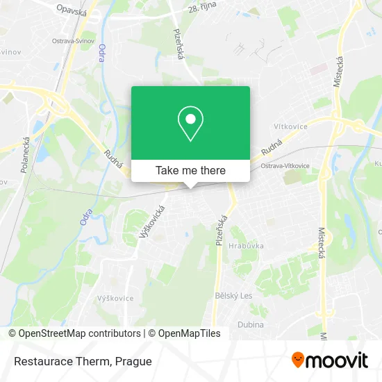 Карта Restaurace Therm