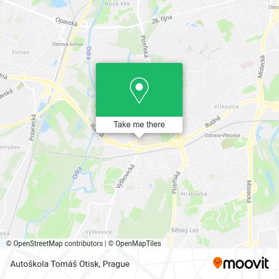 Карта Autoškola Tomáš Otisk