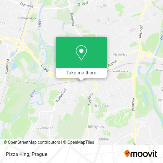 Карта Pizza King
