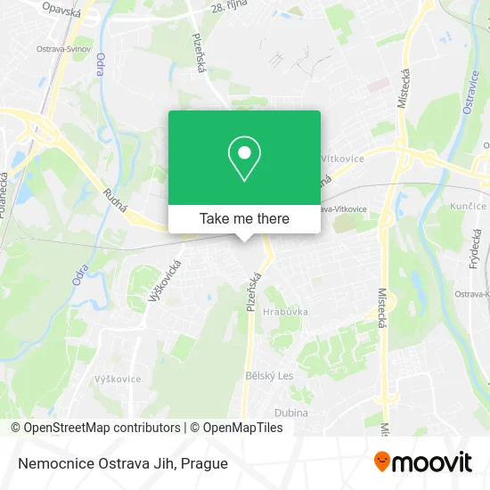 Карта Nemocnice Ostrava Jih