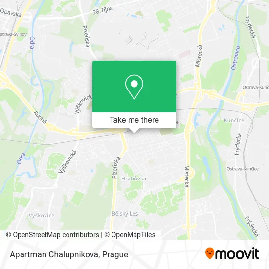 Apartman Chalupnikova map