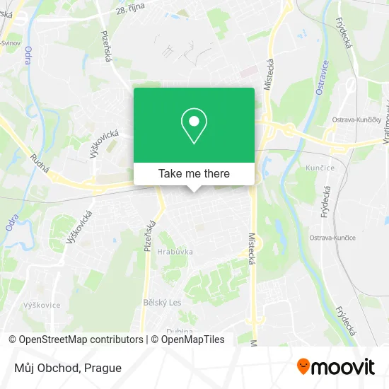 Карта Můj Obchod