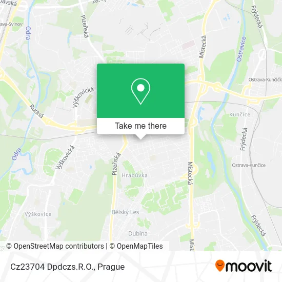 Карта Cz23704 Dpdczs.R.O.