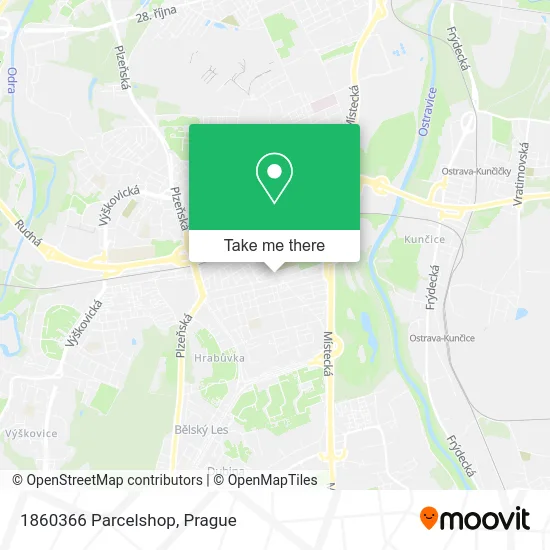 Карта 1860366 Parcelshop