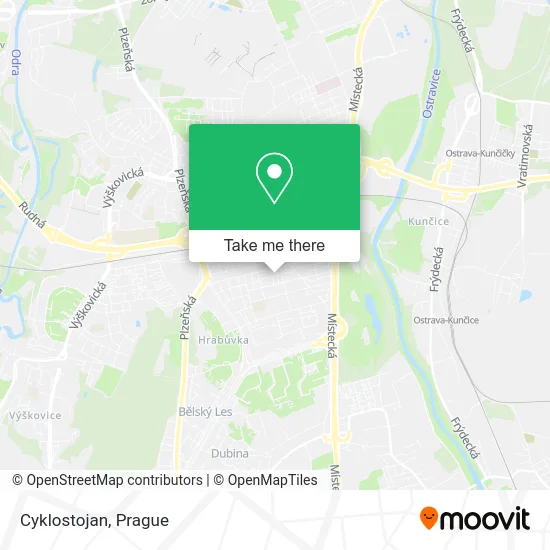 Карта Cyklostojan