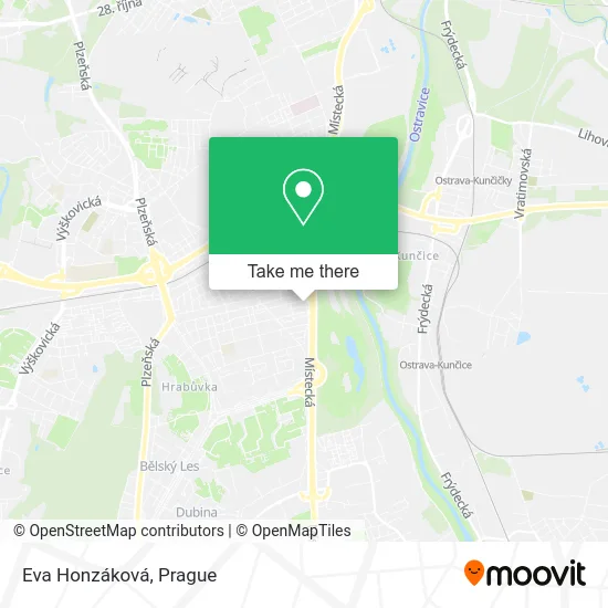 Eva Honzáková map