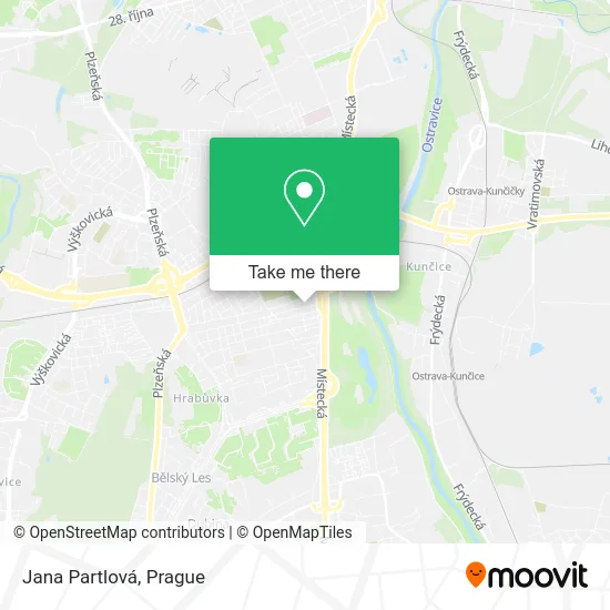 Карта Jana Partlová
