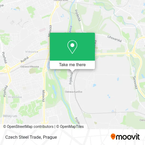 Карта Czech Steel Trade