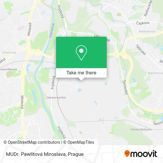 Карта MUDr. Pawlitová Miroslava
