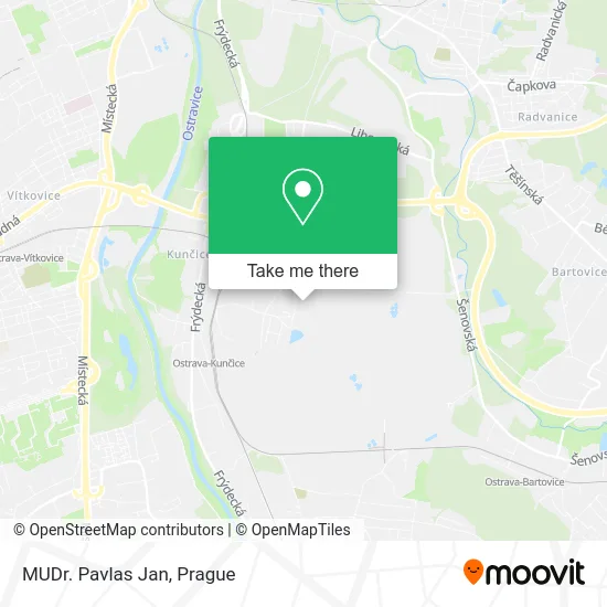 Карта MUDr. Pavlas Jan