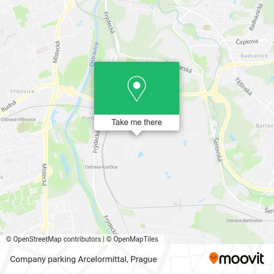 Карта Company parking Arcelormittal