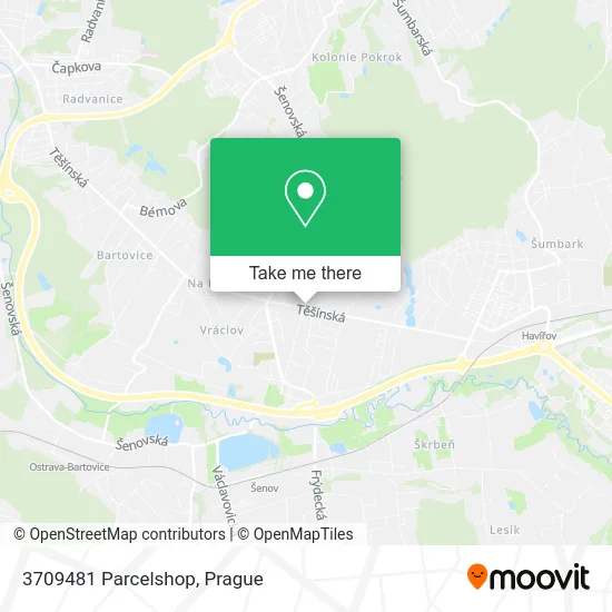 Карта 3709481 Parcelshop