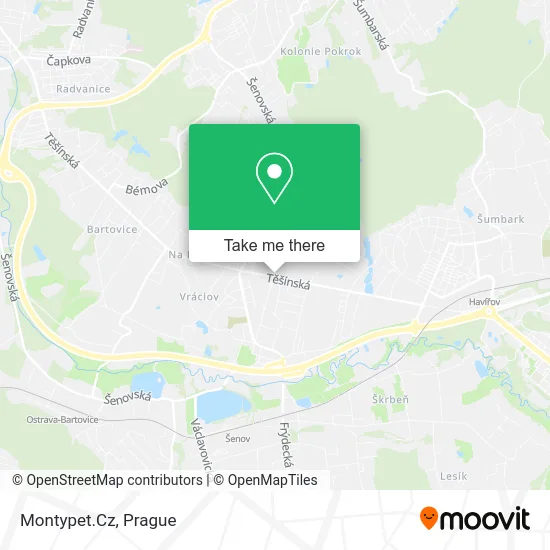 Карта Montypet.Cz