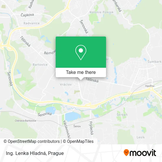 Карта Ing. Lenka Hladná