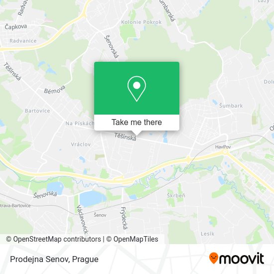 Карта Prodejna Senov