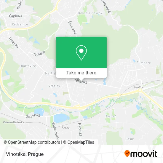 Карта Vinotéka