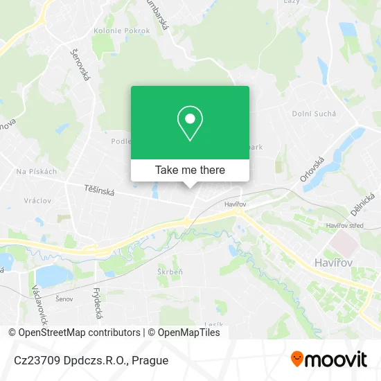 Карта Cz23709 Dpdczs.R.O.