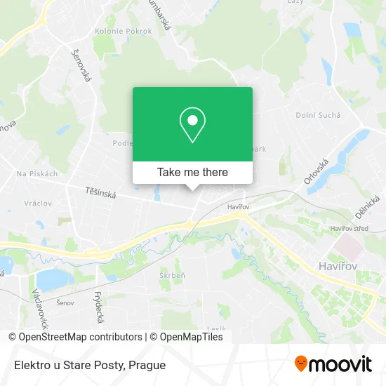Карта Elektro u Stare Posty