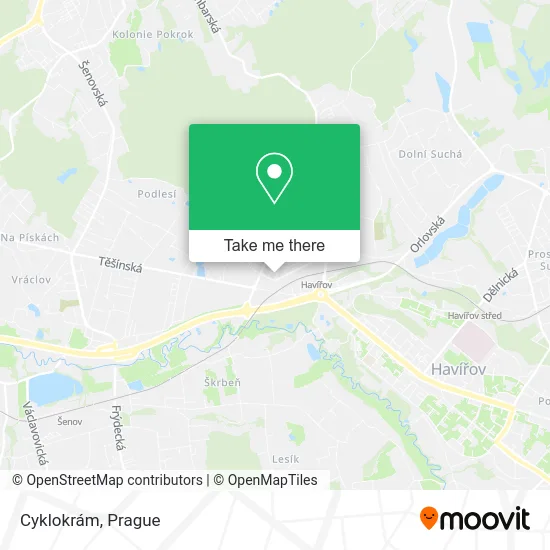 Карта Cyklokrám