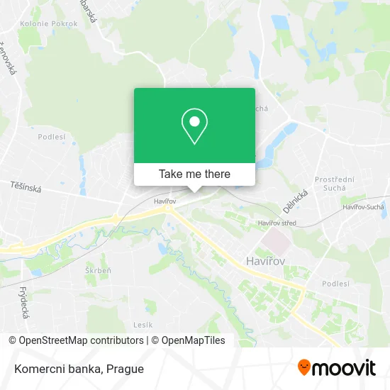 Карта Komercni banka