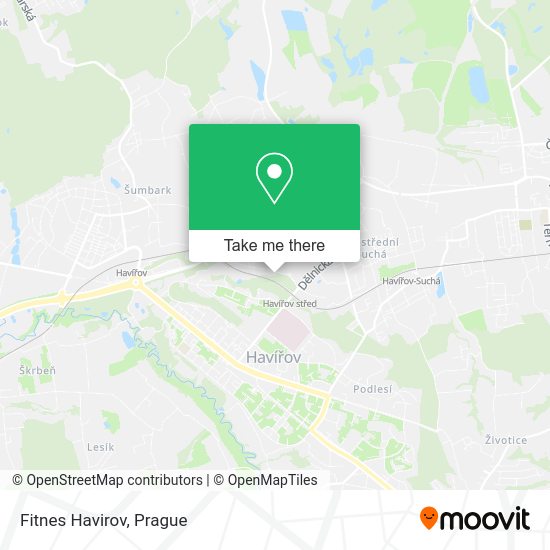 Карта Fitnes Havirov