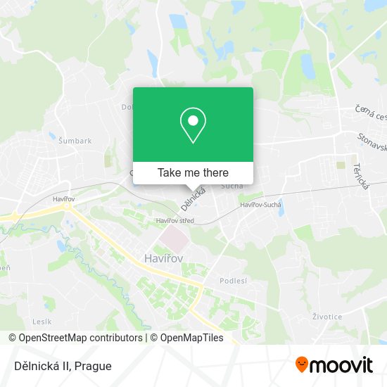 Карта Dělnická II