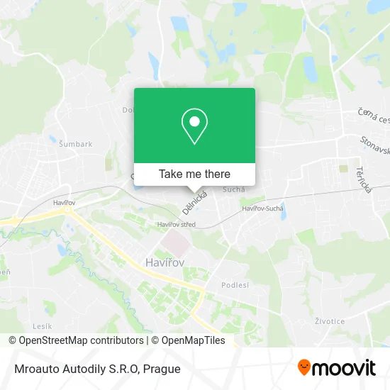Карта Mroauto Autodily S.R.O