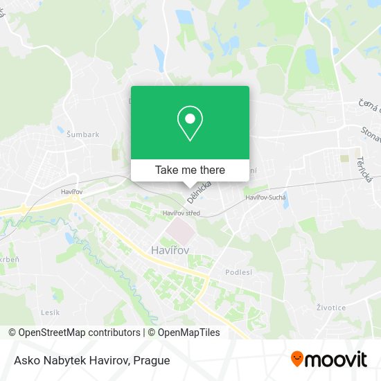 Карта Asko Nabytek Havirov