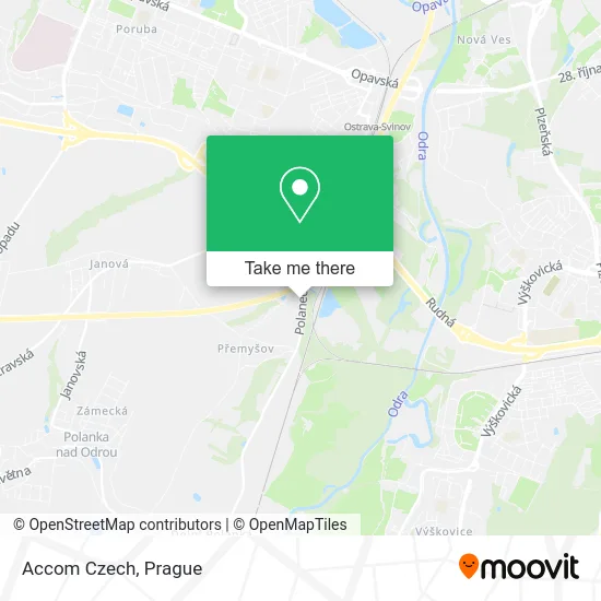 Карта Accom Czech