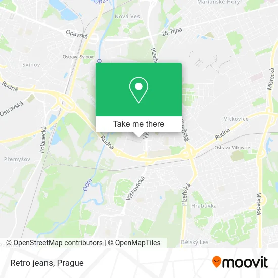 Retro jeans map