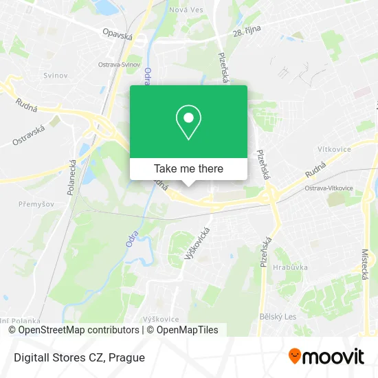 Карта Digitall Stores CZ
