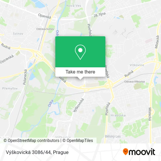 Карта Výškovická 3086/44