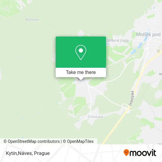 Kytín,Náves map