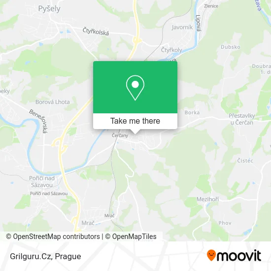 Карта Grilguru.Cz