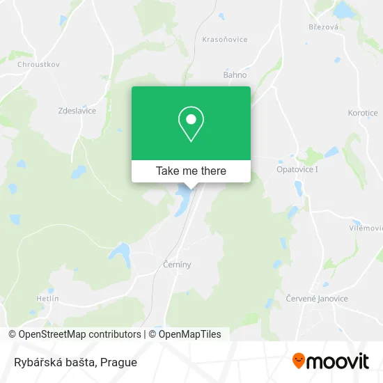 Карта Rybářská bašta