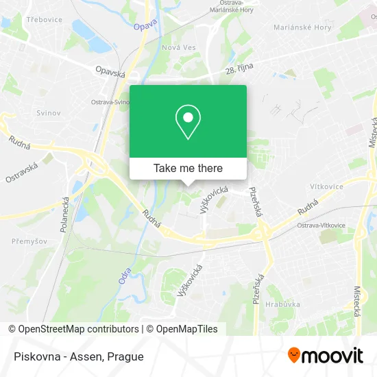 Карта Piskovna - Assen