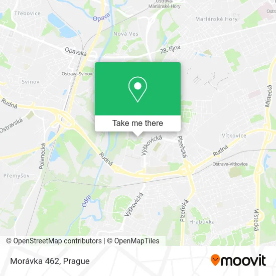 Карта Morávka 462