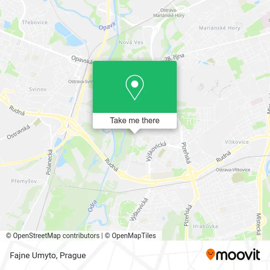 Fajne Umyto map