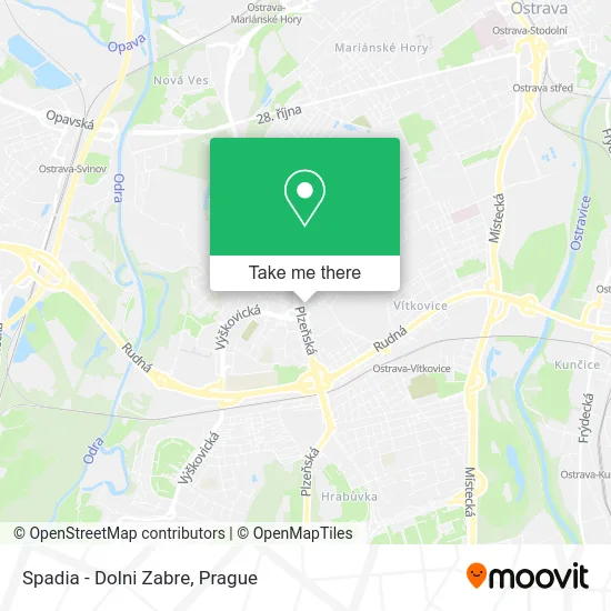 Карта Spadia - Dolni Zabre