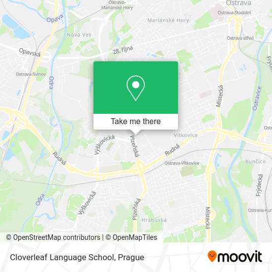 Карта Cloverleaf Language School