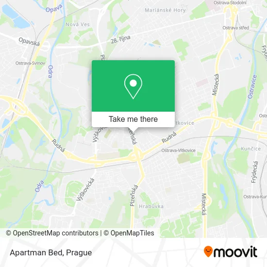 Карта Apartman Bed