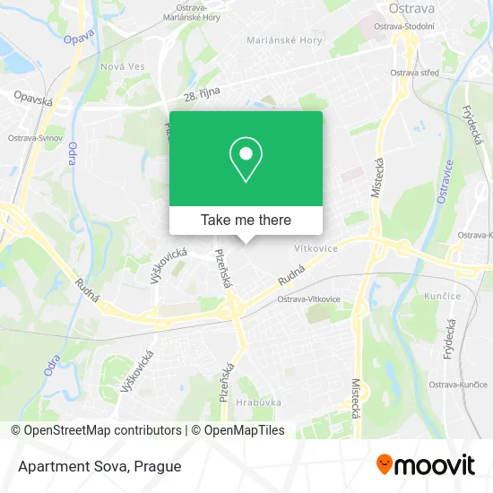 Карта Apartment Sova