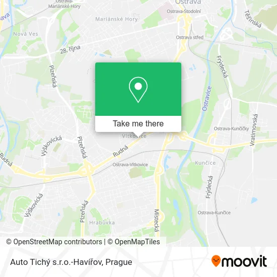 Auto Tichý s.r.o.-Havířov map
