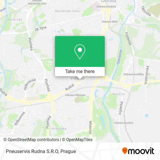 Pneuservis Rudna S.R.O map
