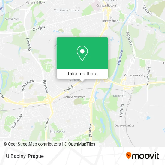 Карта U Babiny