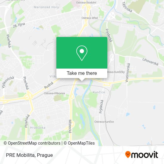 Карта PRE Mobilita