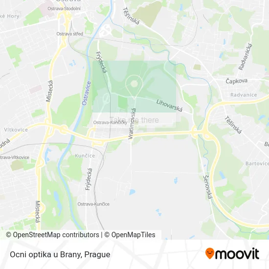 Карта Ocni optika u Brany