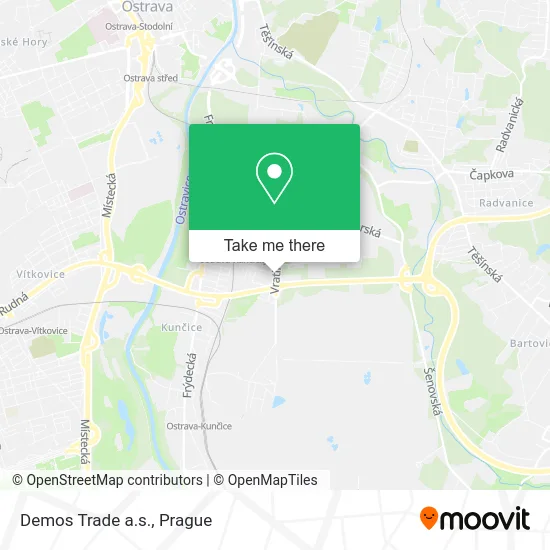 Карта Demos Trade a.s.