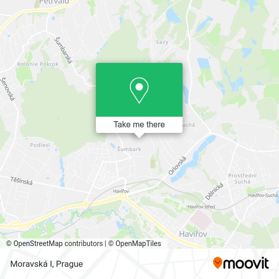 Карта Moravská I